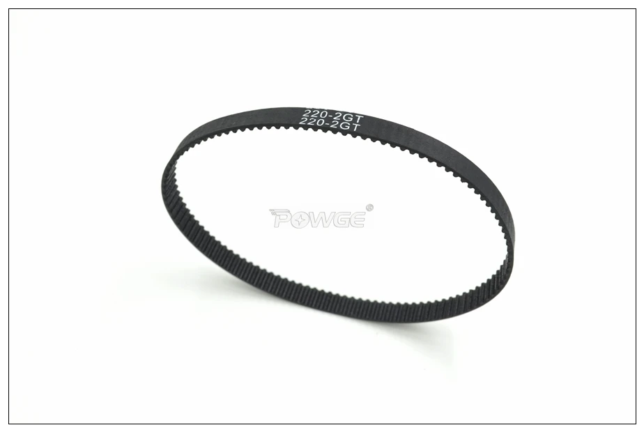 POWGE 220 222 224 226 228 230 232 234 236 238 240 242 244 246 248 250 252 254 256 258 2GT Synchronous Belt 2MGT Timing Belt 1PC