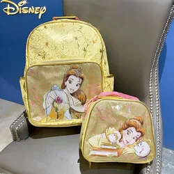 New Original Disney Beautiful Woman And Beast Beautiful Woman Princess Bag And Bag Gift Student School Supplies Backpack