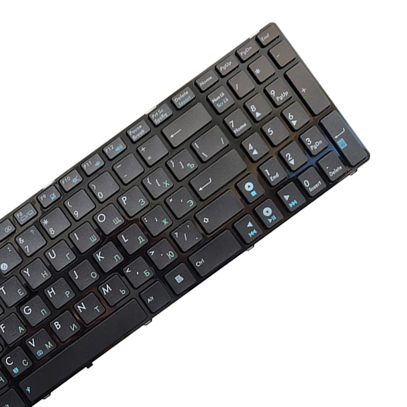 Russian keyboard FOR ASUS X53 X54H k53 A53 N53 N60 N61 N71 N73S N73J P52F P53S X53S A52J X55V X54HR X54C RU With black border