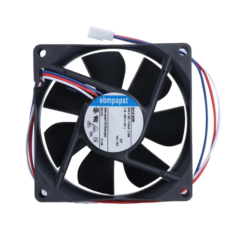 New Inverters Cooling Fan for 8414 NHR 80x80x25mm DC24V 114mA 2.8W 3Pin Fan for 3Pin Inverters Fan Dropship