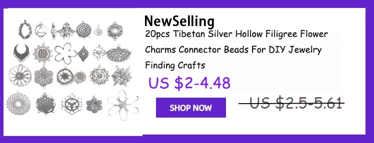 20 X Mini Magnifying Glass Silver Color Charms Pendants for DIY Jewelry Making Accessories 32x12mm