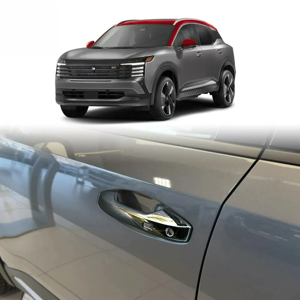

For Nissan Kicks 2025 2026 ABS carbonfiber Exterior Side Door Handle cover door Bowl cap sticker Cover Trim External accessories