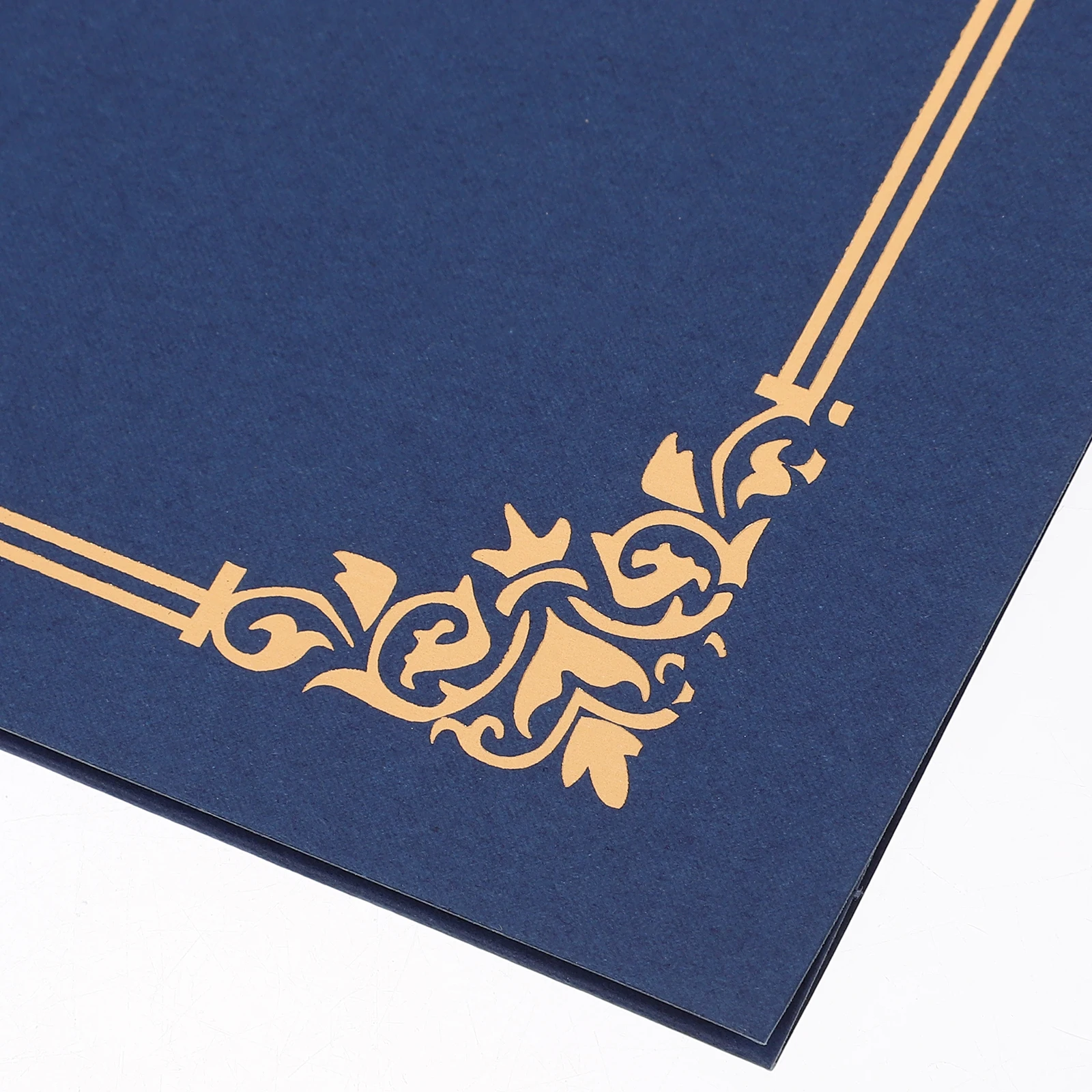 

3Sets Certificate Cover Paper Folder Elegant Protector Holder for Diplomas Awards Graduation Certificate Presentation