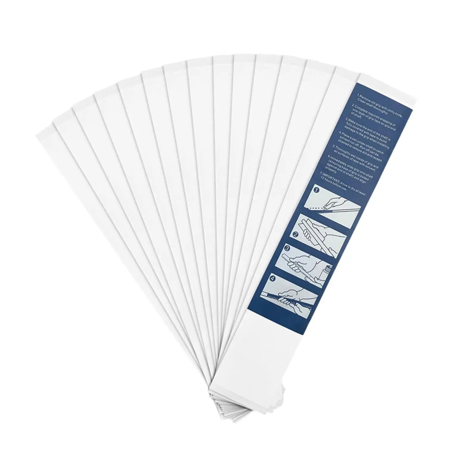 Golf Club Regripping Tool with Double Sided Adhesive Tape Durable Rubber Crepe Paper Strips for Practice