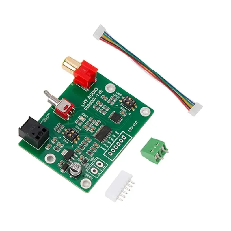 LUSYA Audio DIR9001 Module Coaxial Optical Fiber Receiving SPDIF To I2S Output 24bit 96khz For HiFi AmpDAC