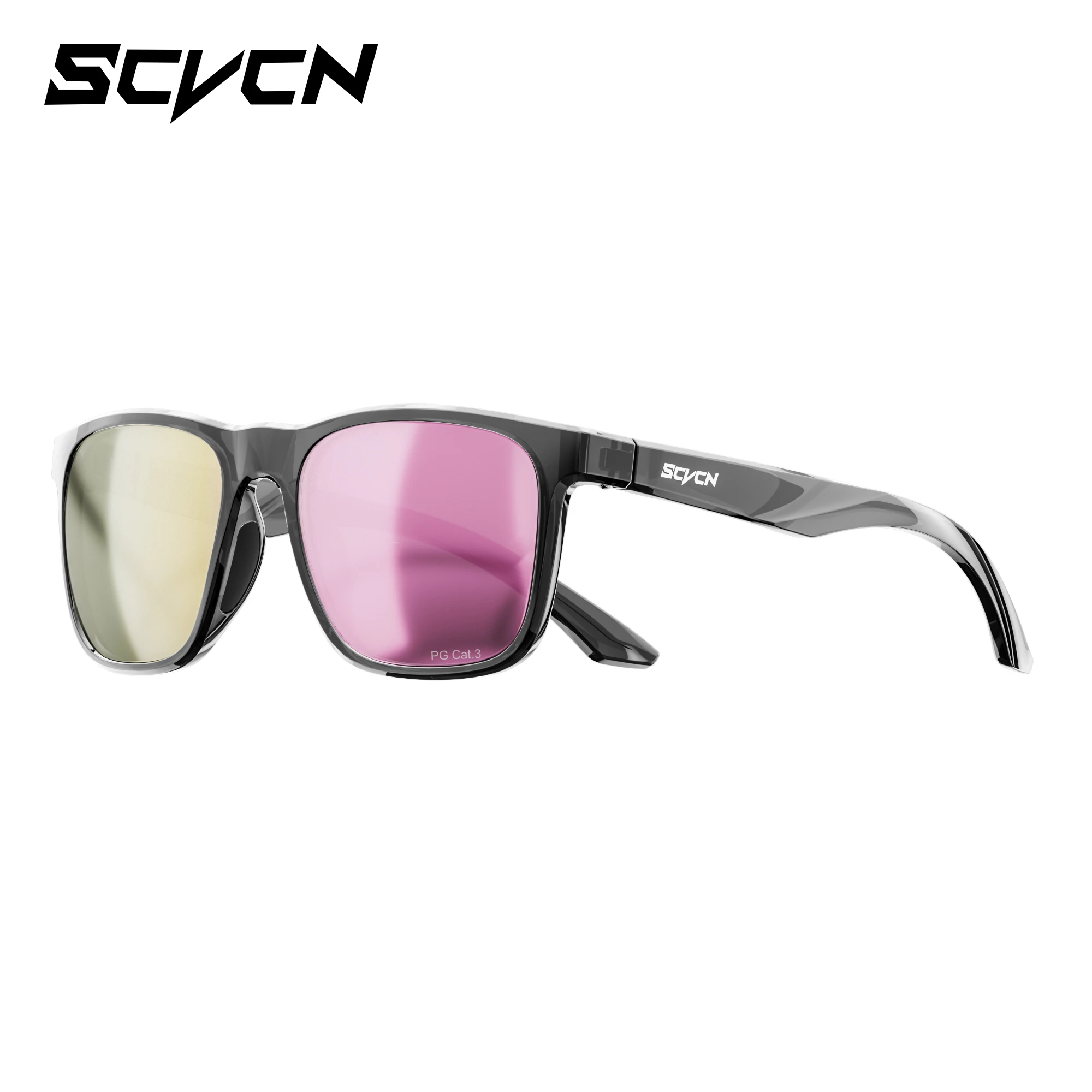 Scvcn Mode Polarized Cycling Sunglasses Black 7