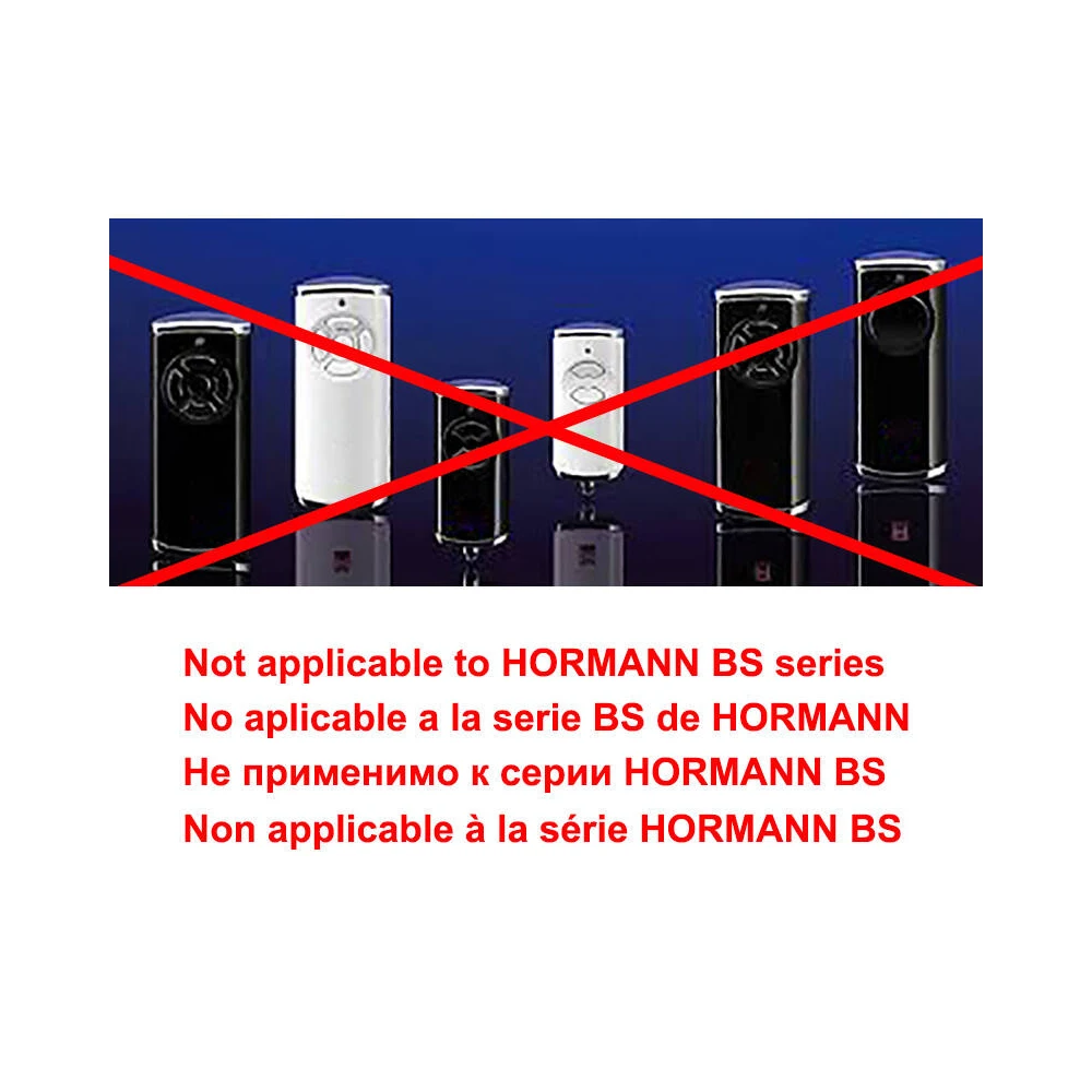 1-5 Stück für HORMANN HSM2 HSM4 868 MHz Garagentor-Fernbedienung Handsender 868,35 MHz