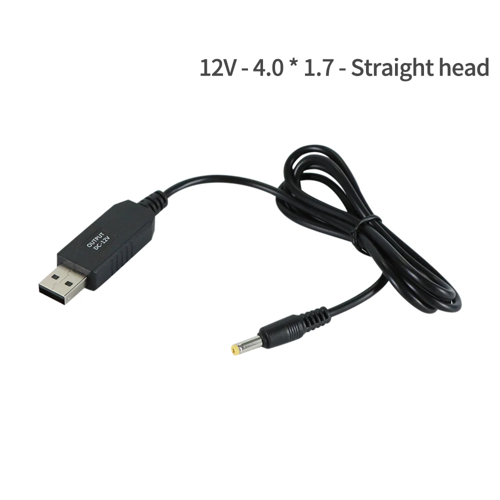 USB Boost Converter DC 5V to 9V 12V USB Step-up Converter Cable 5.5x2.1mm Connecter For Power Supply/Charger/Power Converter