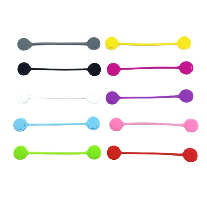 1PCS Magnetic Cell Phone Universal Storage Buckle Headphone Cable Storage Clip Mini Cable Organizer Silicone Multi-function