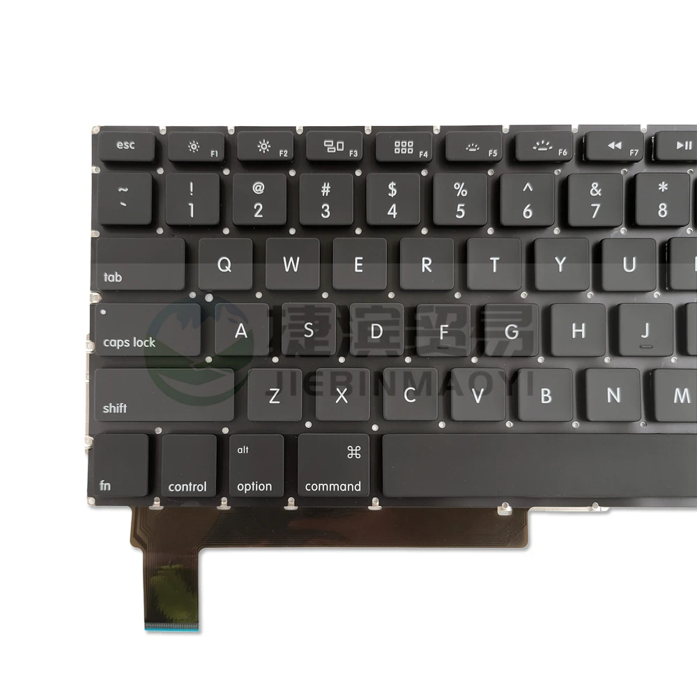 Nuevo A1286 para Macbook Pro 15 "teclado de repuesto EE. UU. Reino Unido ruso francés España versión árabe 2009 2010 2011 2012 año