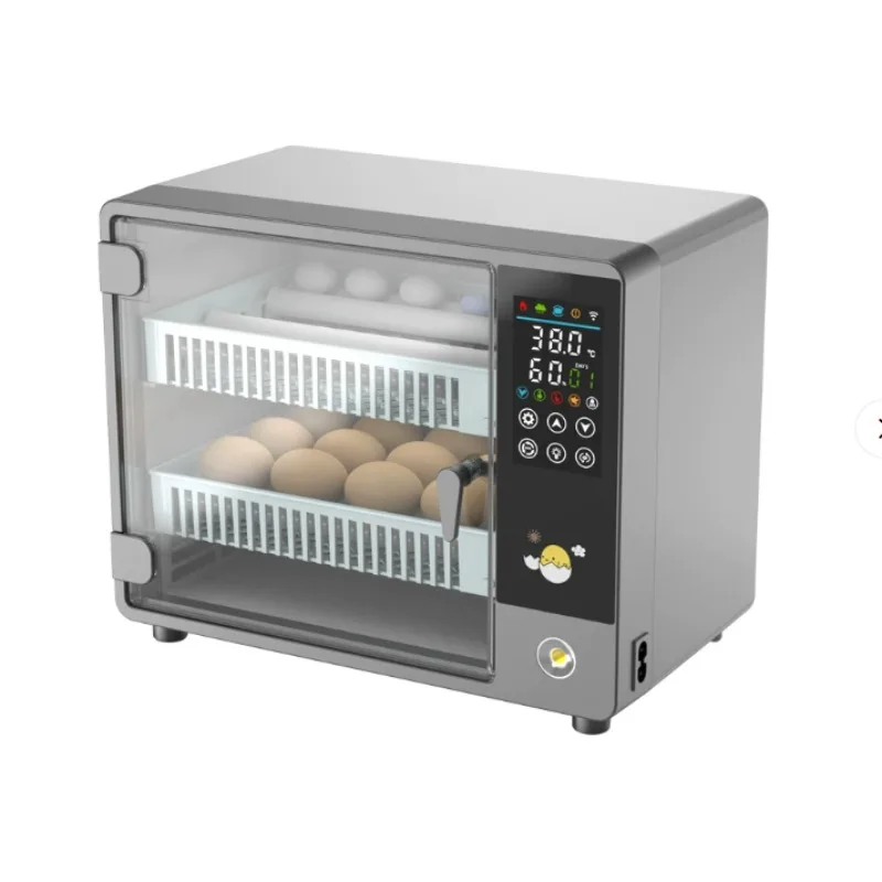 50 Eggs Digital Automatic Incubator with Temperature Control And Auto Turner for Poultry Hatching And Breeding