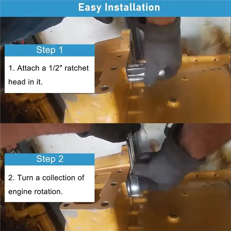 Y50A-Engine Barring/Turning Socket Wrench For CAT Caterpillar, EUI/MUI & Mack Engines Hand Tools