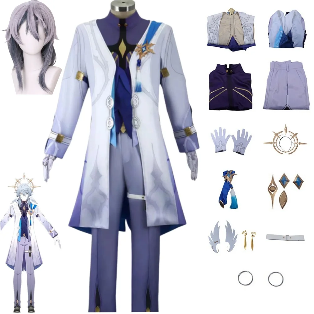 

Sunday Cosplay Costumes Game Honkai Star Rail Full Sets in Haloween Carnival Party with Tops Pants for Male and Female