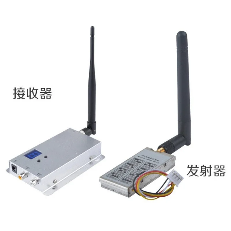 V1.2G image transmission 1W wireless transmitter receiver video signal transmission, elevator monitoring transmission