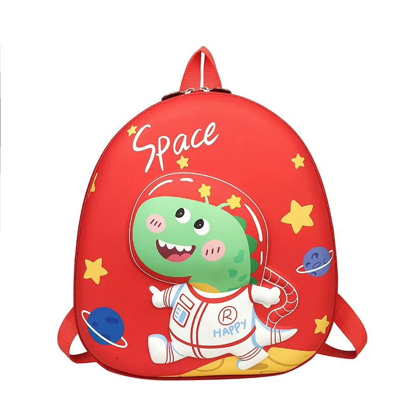 Kindergarten Children (3-8 Years Old) Cartoon Dinosaur Lightweight Waterproof Backpack for Kids