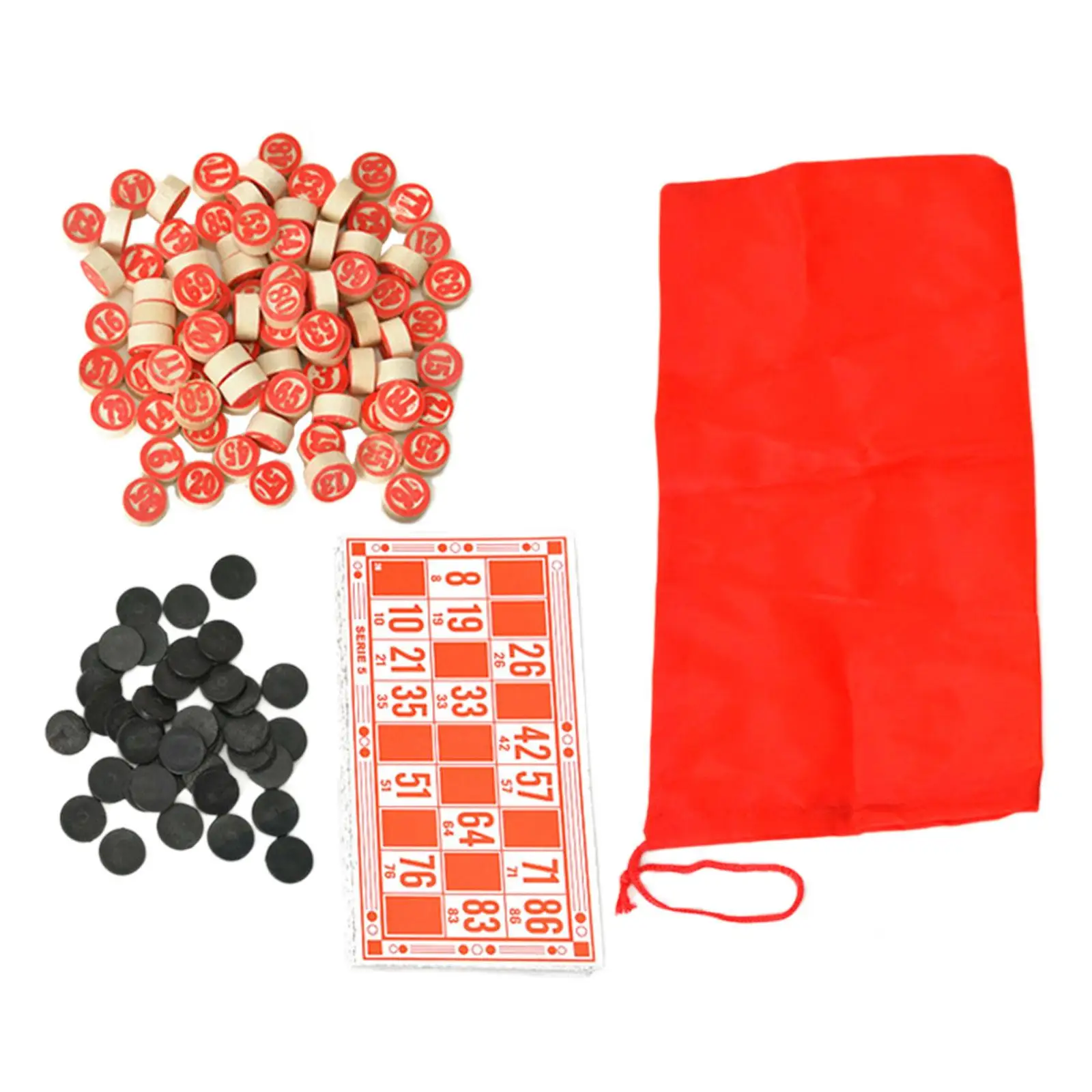 130Pcs Bingo Chips DIY Arts Crafts for Kids Adults Rustic Bingo Game Pieces for Gathering Holiday Families Festivals Wedding