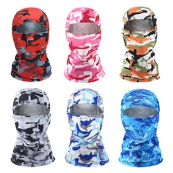 Balaclava de camuflagem facial completa para homens, cobertura de cabeça, lenço, balaclava, boné, bandanas, esqui, bicicleta, ciclismo, caça