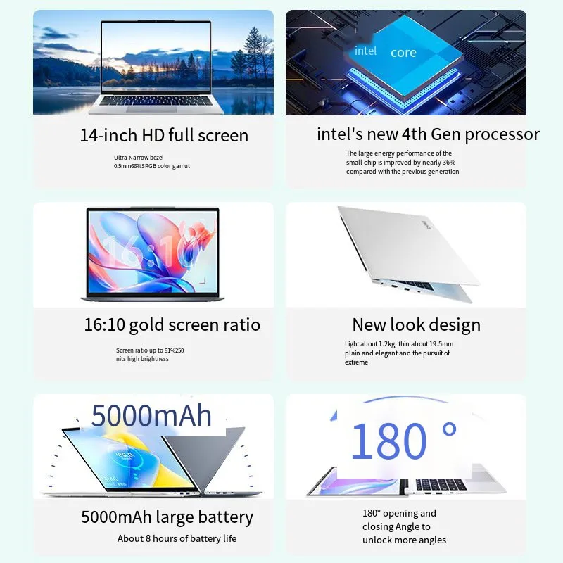 Global New Ultra Slim Laptop 14.1