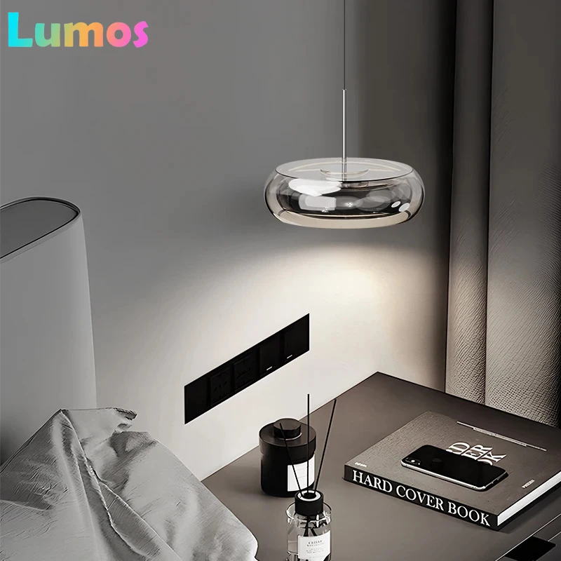 

PF Italian Master Bedside Chandelier Modern Minimalist Designer Creative Glass Restaurant Bar Bedroom Chandel