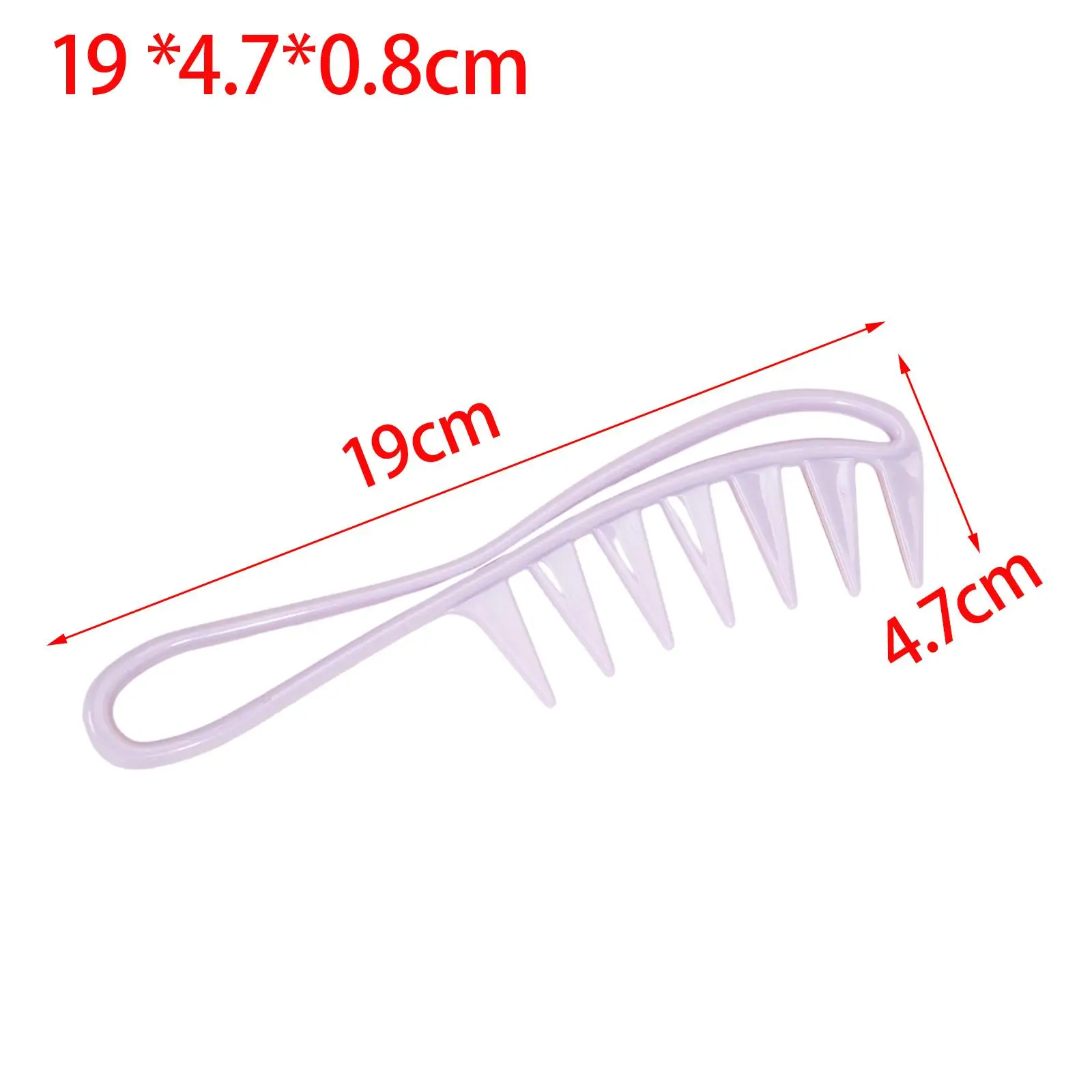 Wide Tand Kam Haar Kam Ergonomische Lichtgewicht Professionele Kapsel Tool