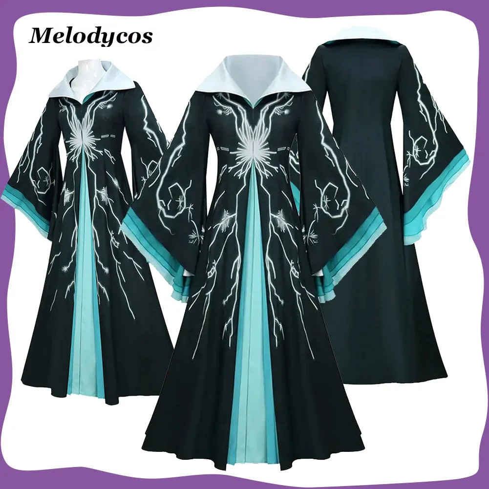 

Madame Morrible Cosplay Costume Movie Wicked Disguise Women Adult Coat Vest Shirt Pants Outfits Halloween Carnival Party Suit