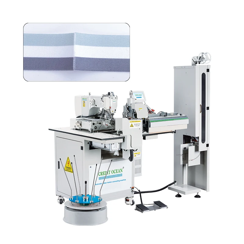 Credit Ocean Label Sewing Machine Zig Zag Sewing Machine Rubber Band Splicing Machine