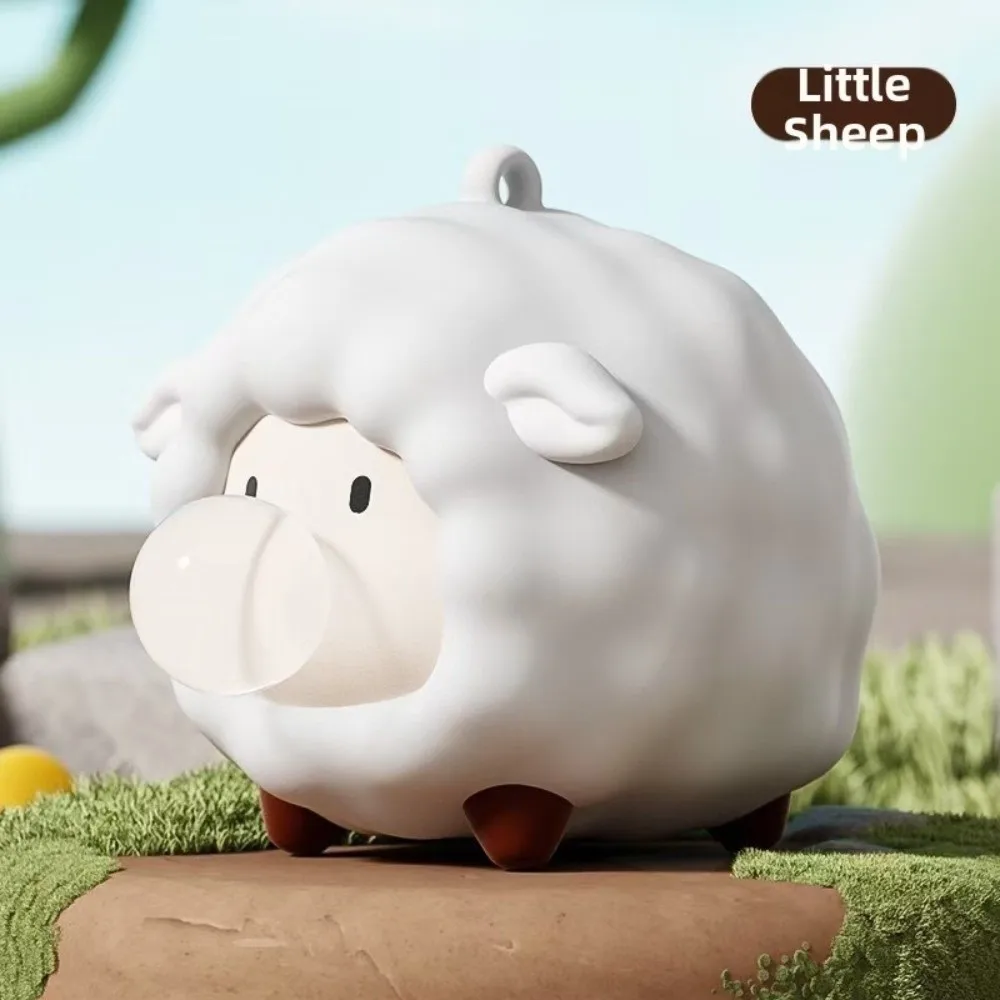New Bubble Blowing Squeeze Doll Cute Animals Puffs Shape Soft Pinch Sheep Frog Stress Relief Decompression Toy for Children