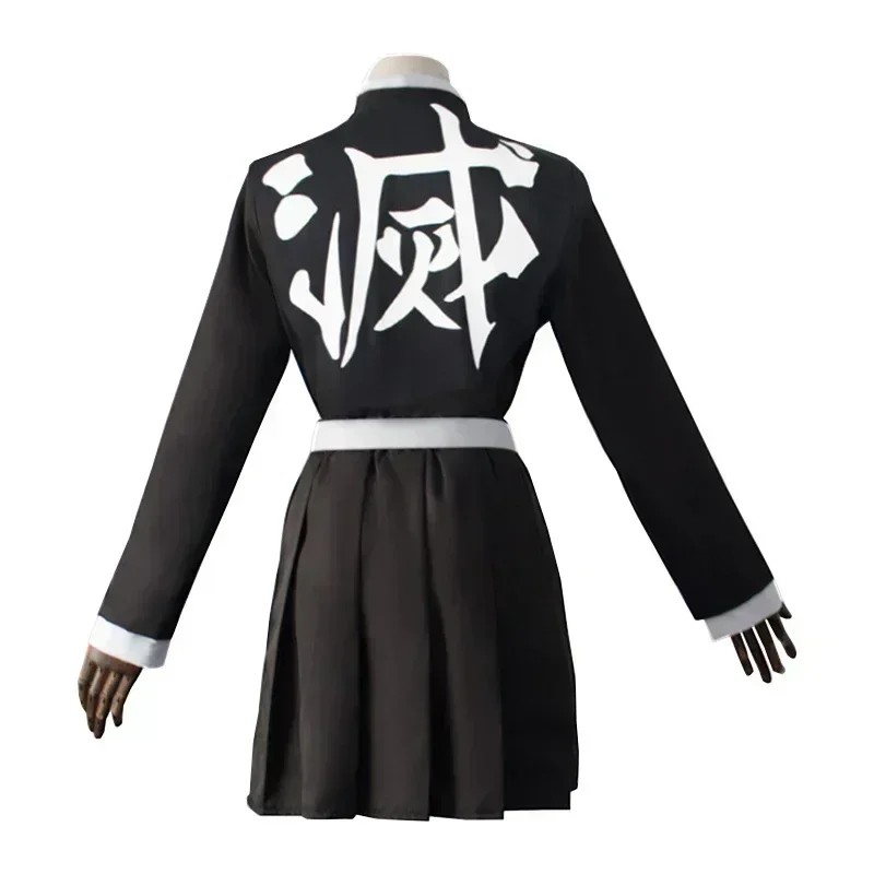 Adult Children Anime Kanroji Mitsuri Cosplay Costume Kimono Haori Dress Wig Clothes Halloween Costume for Adult Children view 3