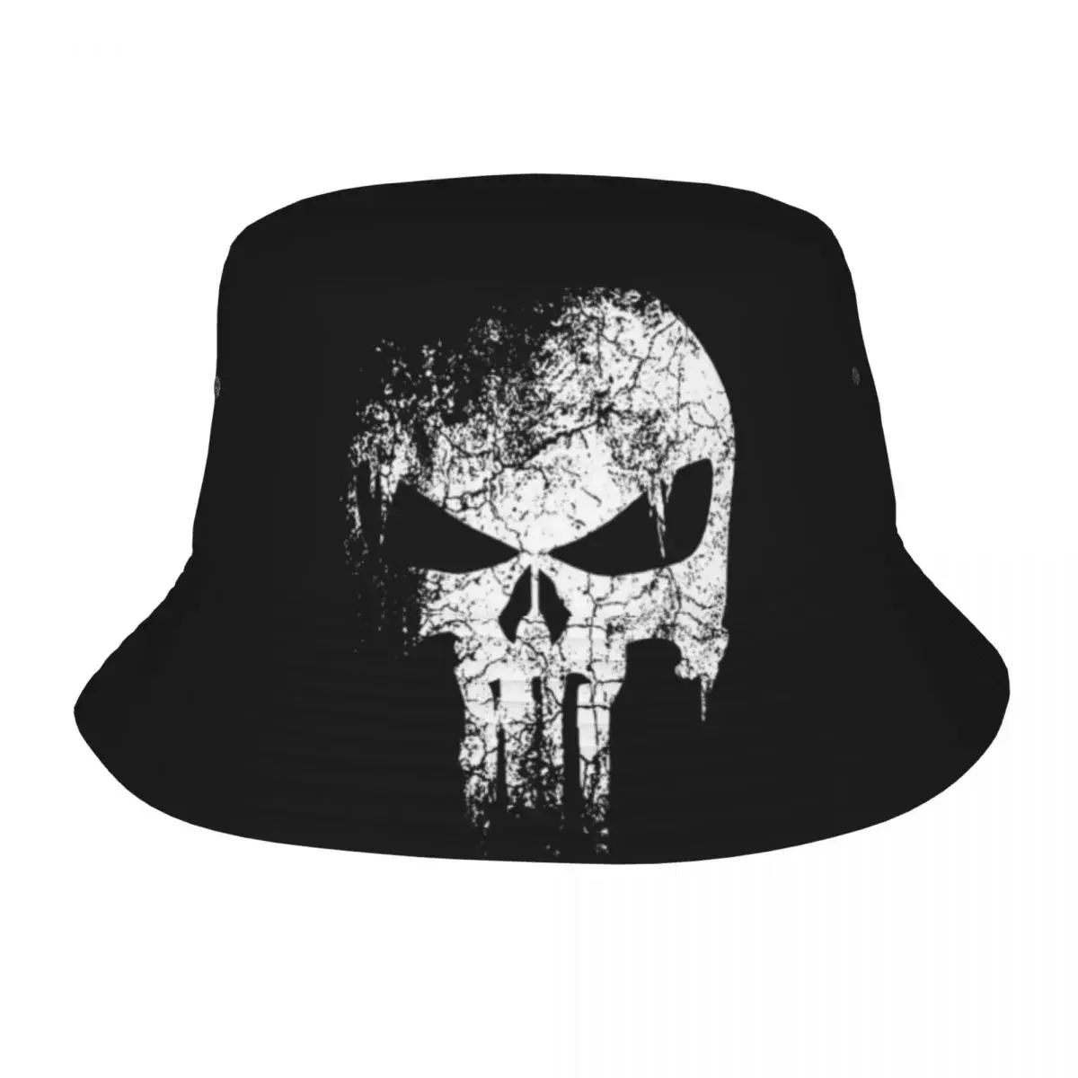 Skeleton Skull Heavy  Bucket Hats Unisex Personalized Summer Travel Beach Hats