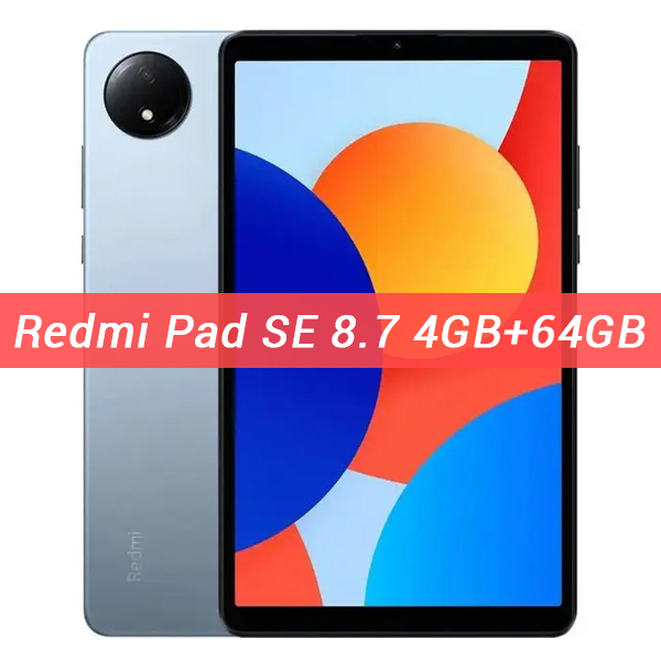 Original Xiaomi Redmi Pad SE 8.7 64GB 128GB MediaTek Helio G85 90HZ 8.7" Screen 6650mAh Android U Global Version Tablet Mi Pad