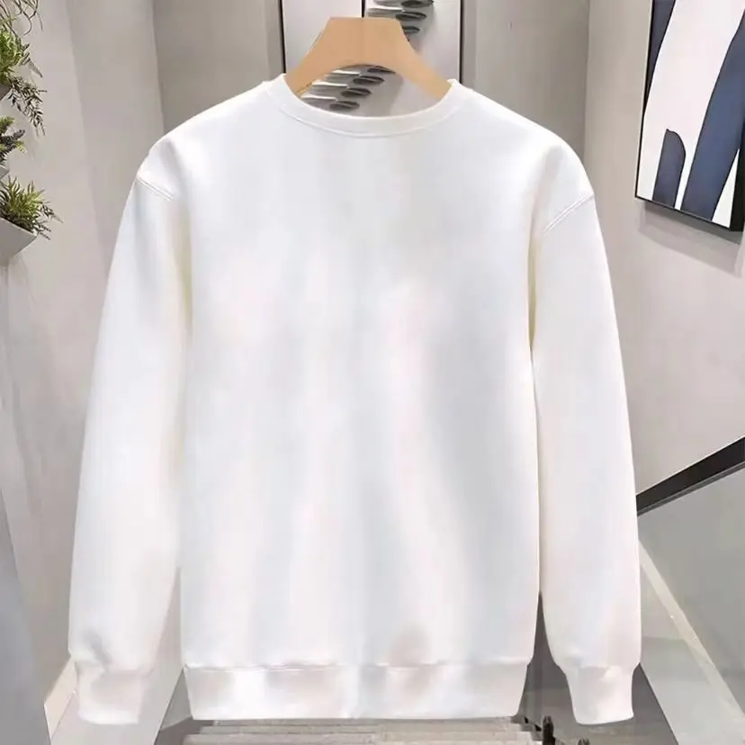 미국 하이 스트리트 스웨터 대형 사이즈 남녀 공용 플리스 두꺼운 한국 만화 컬러 레터 프린트 탑