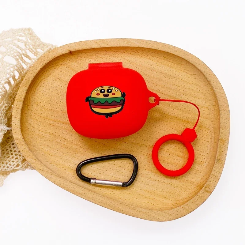 เคสการ์ตูนสำหรับ shokz openfit เคสป้องกันหูฟังซิลิโคนแบบตลกสำหรับ shokz openfit heartphone กล่อง fundas