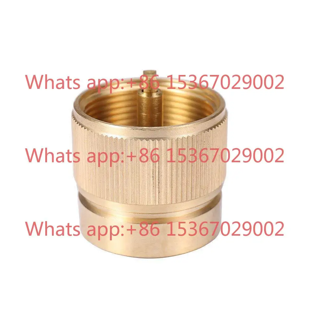 

North American one pound gas cylinder outdoor adapter to 7/16 "European standard small gas thread inflatable propane connector
