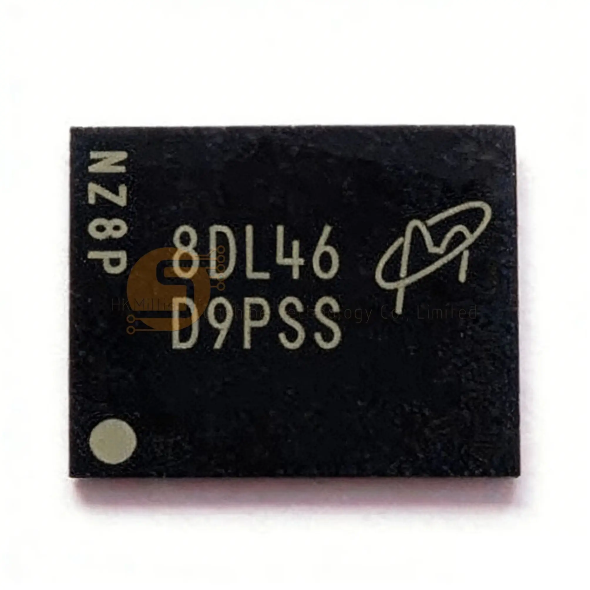 5pcs 2Gb MT41K256M8DA-125 IT:K D9PSS DDR3L SDRAM Chip 256Mx8 1600MHz FBGA-78 Industrial Grade Memory IC For PC Router