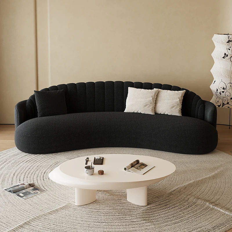 

Light Luxury Curved Sofas Leisure Gaming Unusual Designer Comfortable Sofas Romantic Aesthetics High Quality Muebles Furniture