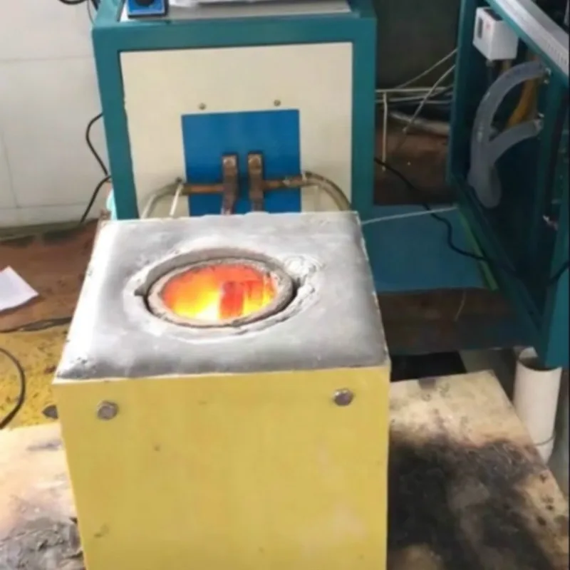 

IGBT Induction Heating Smelting Copper Aluminum 5Kg 10Kg Gold Melting Furnace