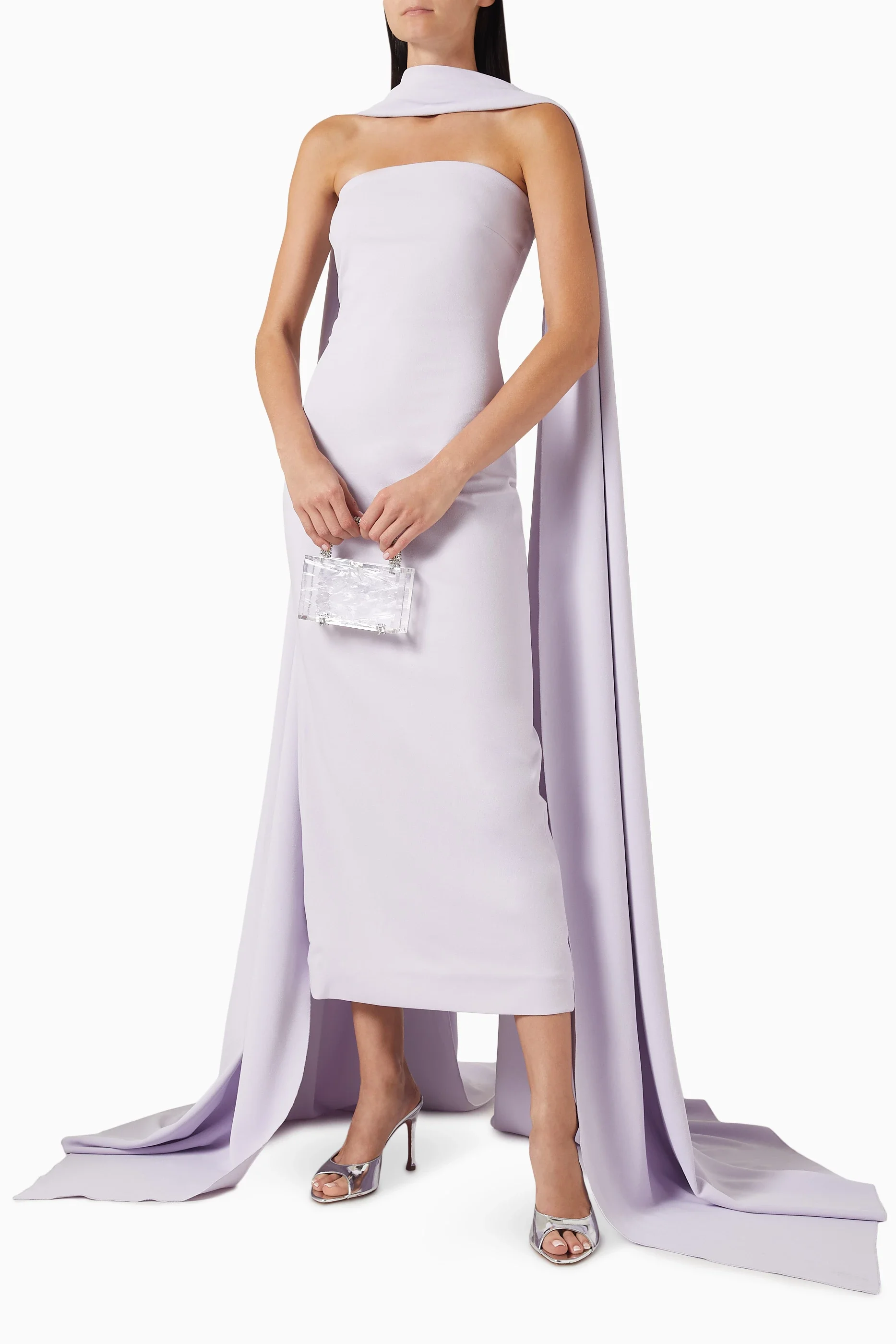 High Quality Customized Strapless Ankle Length Purple Sleeveless Zipper Kleider Damen Elegant فساتين حفلات التخرج Prom Dress view 4