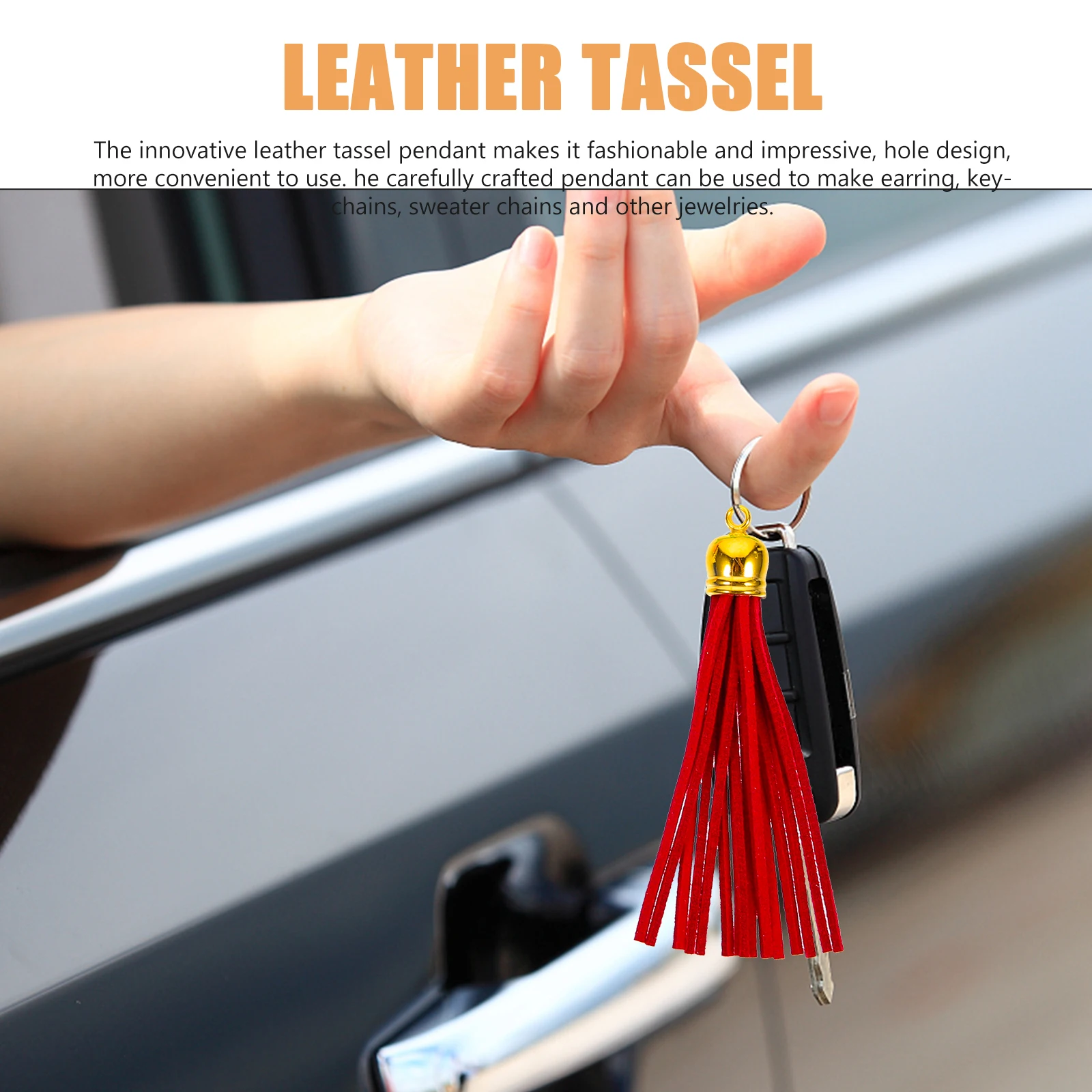 

32Pcs Tassel Keychain Pendants Colored Small Decorative Tassels for DIY Jewelry Making Crafts Accessories