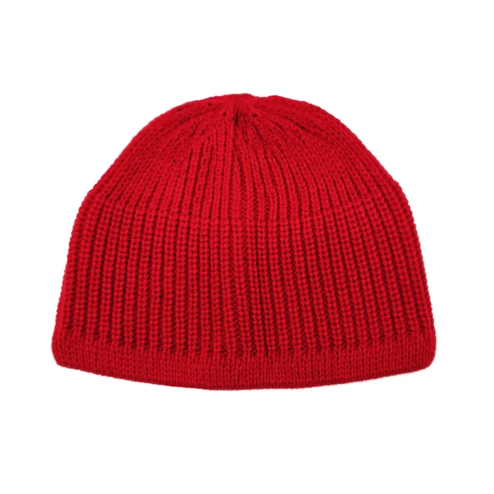 

Новая однотонная кепка Kufi, повседневная дышащая шапка, вязаная крючком шапка с черепом для мужчин