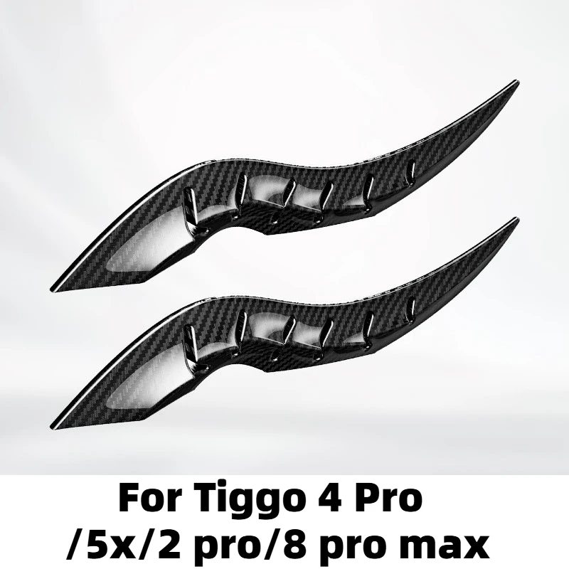 

Для Tiggo 4 Pro/5x/2 pro/8 pro max крутые автомобильные внешние аксессуары универсальный спойлер с узором из углеродного волокна украшение без сверления