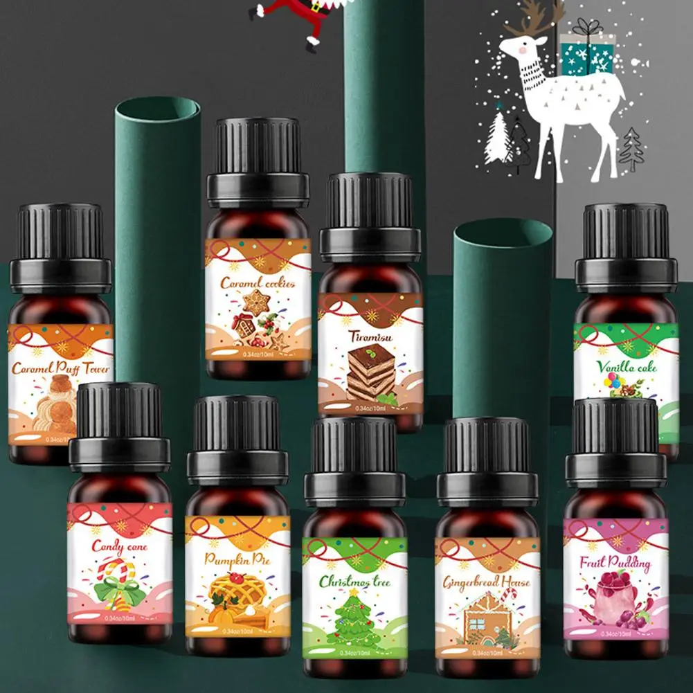 Juego de aceites esenciales para humidificadores y difusores: kit de aceites esenciales de aromaterapia con varios aromas para el hogar, relajación y bienestar
