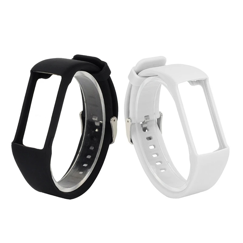 Cinturino in Silicone da 2 pezzi per Polar A360 A370 cinturino da polso in Silicone sostituzione braccialetto intelligente per Polar Fitness Tracker,