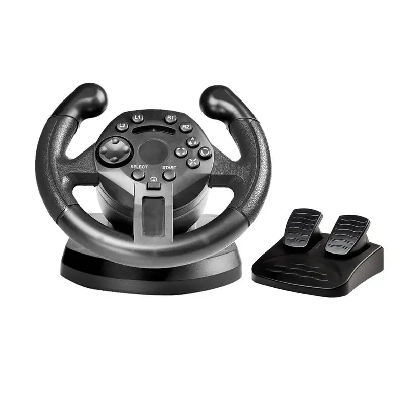 Top! Racing Steering Wheel For PS3/PC Game Pad 180 Degree Steering Wheel Vibration Joysticks For PS3 Remote Controller Wheels