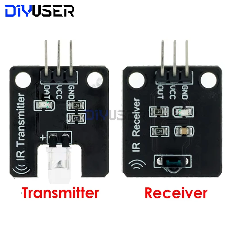 DIYUSER  IR Infrared Transmitter Module Ir Digital 38khz Infrared Receiver Sensor Module For Arduino Electronic Building Block