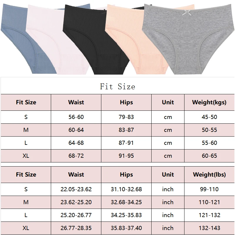 FINETOO 3PCS Women Cotton Underwear Sexy Lace wavy Waist Briefs Female Solid Color Breathable Lingerie Stretch Intimates Panties