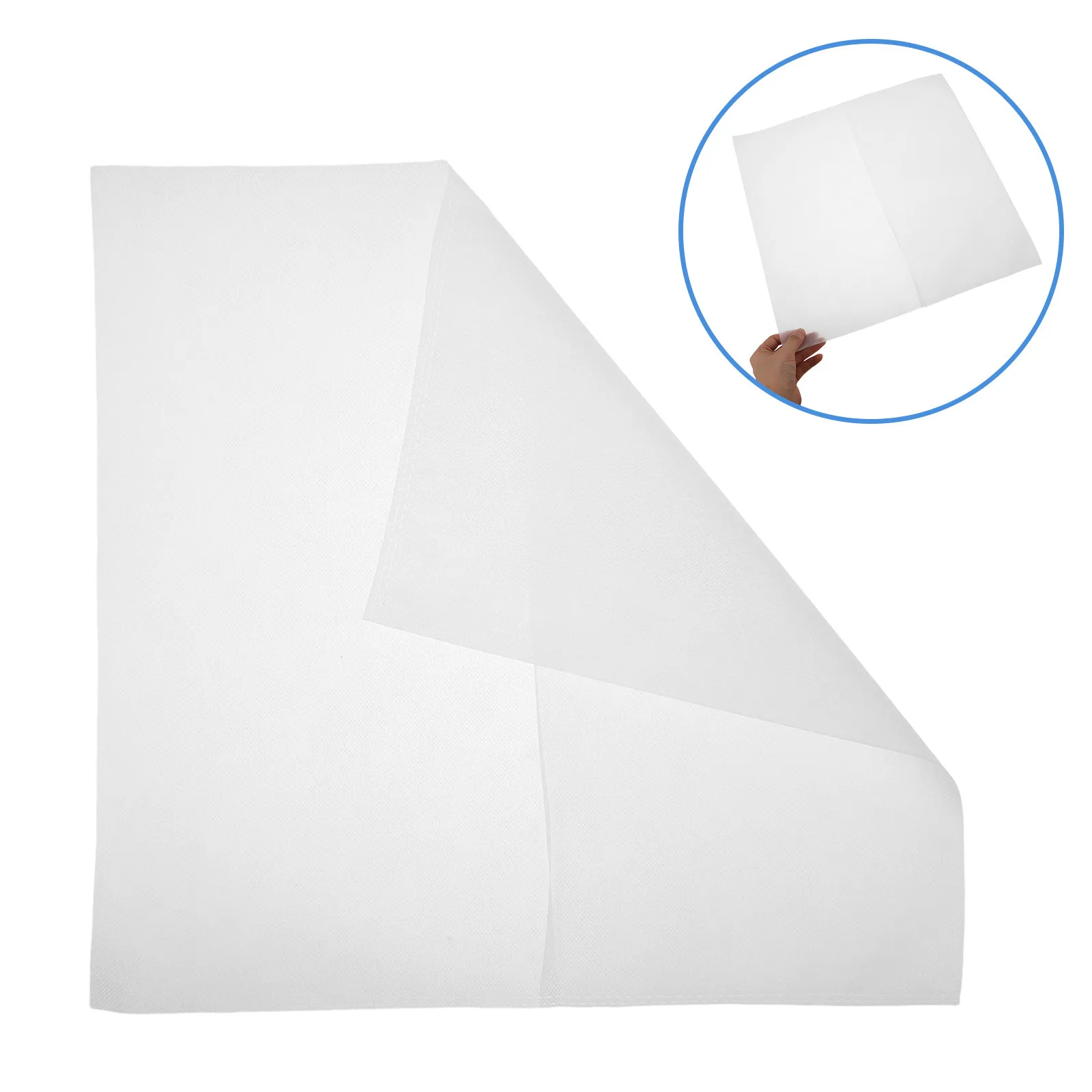 

100pcs Disposable Nonwoven Makeup Guard Mask For Clothes Lightweight Fitting Room Essential Garment Testing Hygiene Face Cover