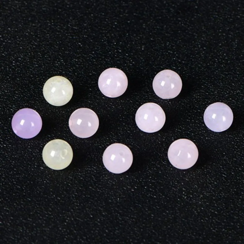 4A Colorful Natural Chalcedony Single Bead DIY Beads Crystal Jewelry Making