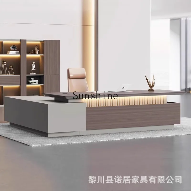 One-stop furniture desk, modern and simple office desks and chairs, president