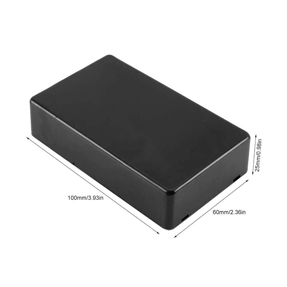 DIY Housing Instrument Storage Case White Black Waterproof Enclosure Boxes Electronic Project Box 100x60x25mm