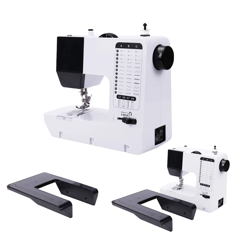 Sewing Machine With Foot Pedal Portable Handy Mini Replaceable Presser Foot 40 Stitches Overlock Knitting Start Button Electrec